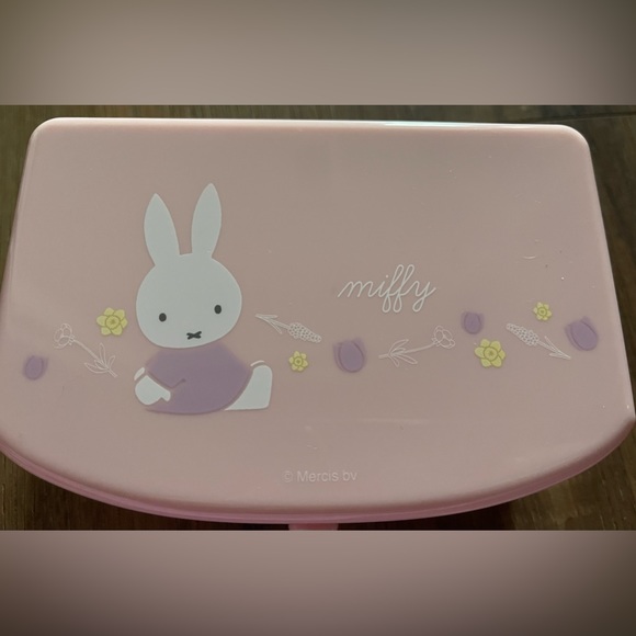 MIFFY-Imported (NWT) Pink Jewelry Box With Drawer & Mirror - Picture 8 of 13